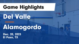 Del Valle  vs Alamogordo  Game Highlights - Dec. 20, 2023