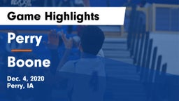 Perry  vs Boone  Game Highlights - Dec. 4, 2020