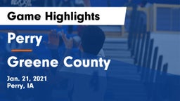 Perry  vs Greene County  Game Highlights - Jan. 21, 2021