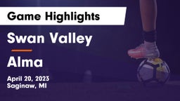 Swan Valley  vs Alma  Game Highlights - April 20, 2023