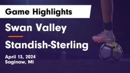 Swan Valley  vs Standish-Sterling  Game Highlights - April 13, 2024