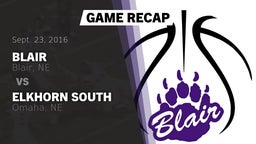 Recap: Blair  vs. Elkhorn South  2016
