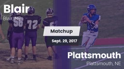 Matchup: Blair  vs. Plattsmouth  2017