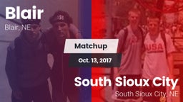 Matchup: Blair  vs. South Sioux City  2017