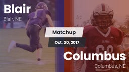 Matchup: Blair  vs. Columbus  2017
