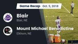 Recap: Blair  vs. Mount Michael Benedictine 2018