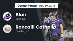 Recap: Blair  vs. Roncalli Catholic  2018