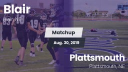 Matchup: Blair  vs. Plattsmouth  2019