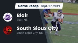 Recap: Blair  vs. South Sioux City  2019