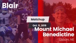Matchup: Blair  vs. Mount Michael Benedictine 2019
