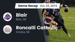 Recap: Blair  vs. Roncalli Catholic  2019