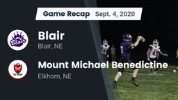 Recap: Blair  vs. Mount Michael Benedictine 2020