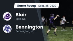 Recap: Blair  vs. Bennington  2020