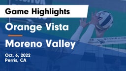 Orange Vista  vs Moreno Valley  Game Highlights - Oct. 6, 2022