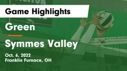 Green  vs Symmes Valley Game Highlights - Oct. 6, 2022