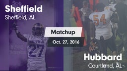 Matchup: Sheffield High vs. Hubbard  2016