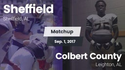 Matchup: Sheffield High vs. Colbert County  2017