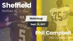 Matchup: Sheffield High vs. Phil Campbell  2017