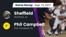 Recap: Sheffield  vs. Phil Campbell  2017