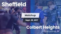 Matchup: Sheffield High vs. Colbert Heights  2017