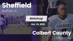 Matchup: Sheffield High vs. Colbert County  2018
