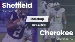 Matchup: Sheffield High vs. Cherokee  2018