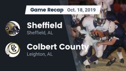 Recap: Sheffield  vs. Colbert County  2019