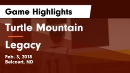 Turtle Mountain  vs Legacy  Game Highlights - Feb. 3, 2018