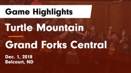 Turtle Mountain  vs Grand Forks Central  Game Highlights - Dec. 1, 2018