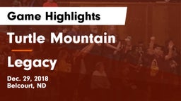 Turtle Mountain  vs Legacy  Game Highlights - Dec. 29, 2018