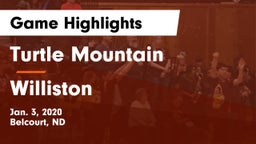 Turtle Mountain  vs Williston  Game Highlights - Jan. 3, 2020