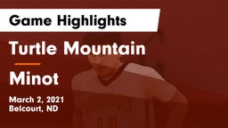Turtle Mountain  vs Minot  Game Highlights - March 2, 2021