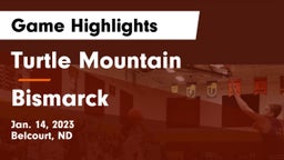 Turtle Mountain  vs Bismarck  Game Highlights - Jan. 14, 2023