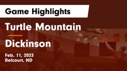 Turtle Mountain  vs Dickinson  Game Highlights - Feb. 11, 2023