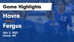 Havre  vs Fergus  Game Highlights - Oct. 3, 2023