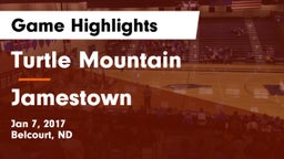 Turtle Mountain  vs Jamestown  Game Highlights - Jan 7, 2017