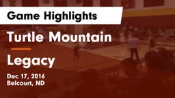 Turtle Mountain  vs Legacy  Game Highlights - Dec 17, 2016