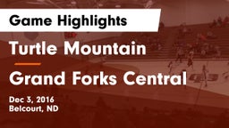 Turtle Mountain  vs Grand Forks Central  Game Highlights - Dec 3, 2016