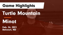 Turtle Mountain  vs Minot  Game Highlights - Feb. 26, 2021