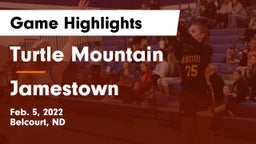 Turtle Mountain  vs Jamestown  Game Highlights - Feb. 5, 2022