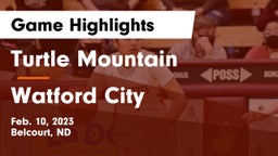 Turtle Mountain  vs Watford City  Game Highlights - Feb. 10, 2023
