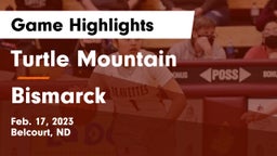 Turtle Mountain  vs Bismarck  Game Highlights - Feb. 17, 2023
