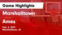 Marshalltown  vs Ames  Game Highlights - Feb. 5, 2019