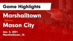 Marshalltown  vs Mason City  Game Highlights - Jan. 5, 2021
