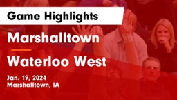 Marshalltown  vs Waterloo West  Game Highlights - Jan. 19, 2024