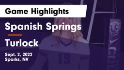 Spanish Springs  vs Turlock Game Highlights - Sept. 2, 2022