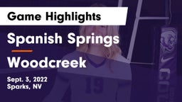 Spanish Springs  vs Woodcreek Game Highlights - Sept. 3, 2022