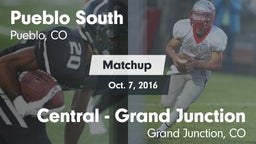 Matchup: Pueblo South High vs. Central - Grand Junction  2016