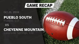 Recap: Pueblo South  vs. Cheyenne Mountain  2016