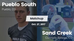 Matchup: Pueblo South High vs. Sand Creek  2017